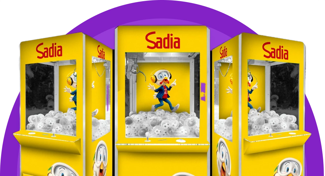 Ativação da marca Sadia com produtos e experiência de degustação para o público